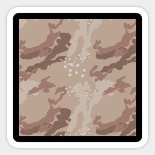 Camouflage Seamless Pattern Sticker